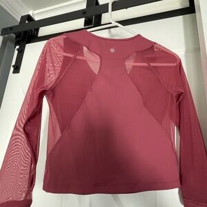 Athleta Pink Long Sleeve Top